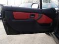 2001 BMW Z3 Tanin Red Interior Door Panel Photo