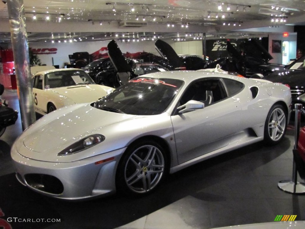 2006 F430 Coupe F1 - Argento Nurburgring (Silver Metallic) / Nero (Black) photo #19