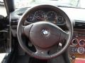 2001 BMW Z3 Tanin Red Interior Steering Wheel Photo