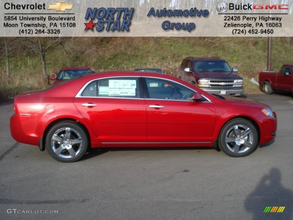 2012 Malibu LT - Crystal Red Tintcoat / Cocoa/Cashmere photo #1