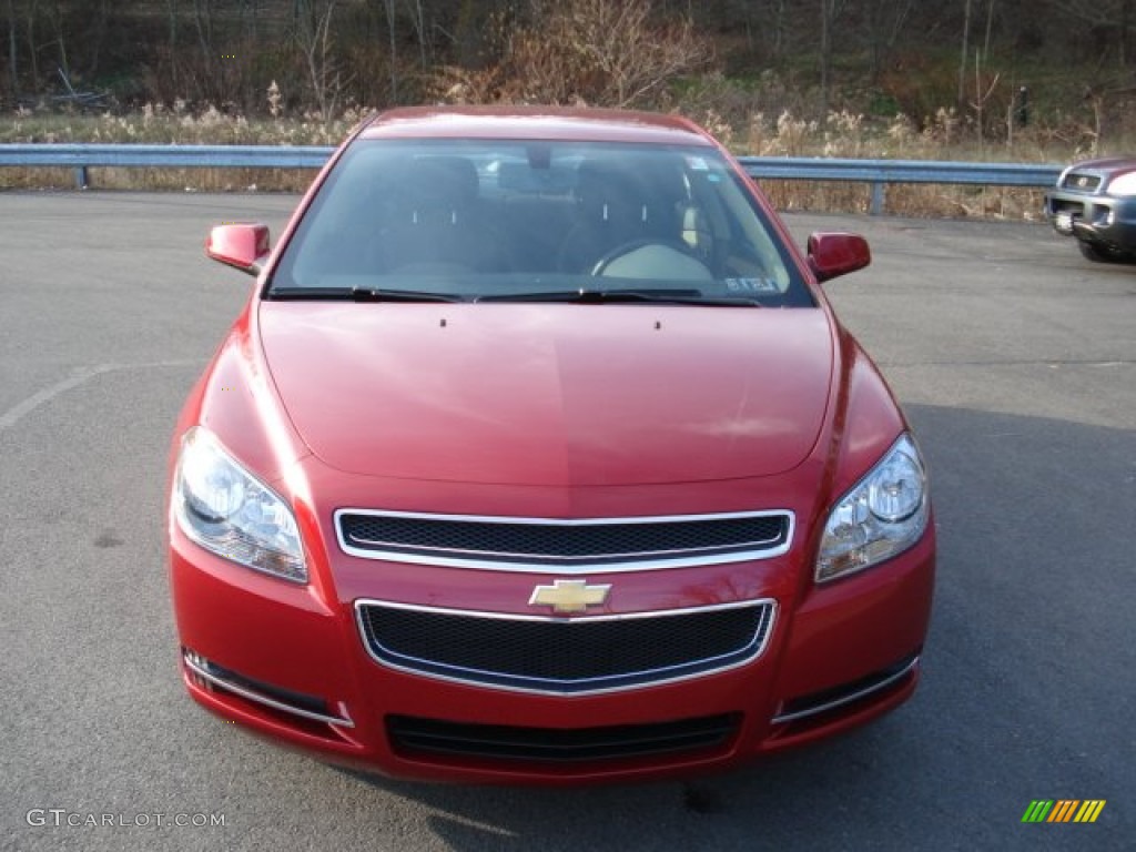 2012 Malibu LT - Crystal Red Tintcoat / Cocoa/Cashmere photo #3