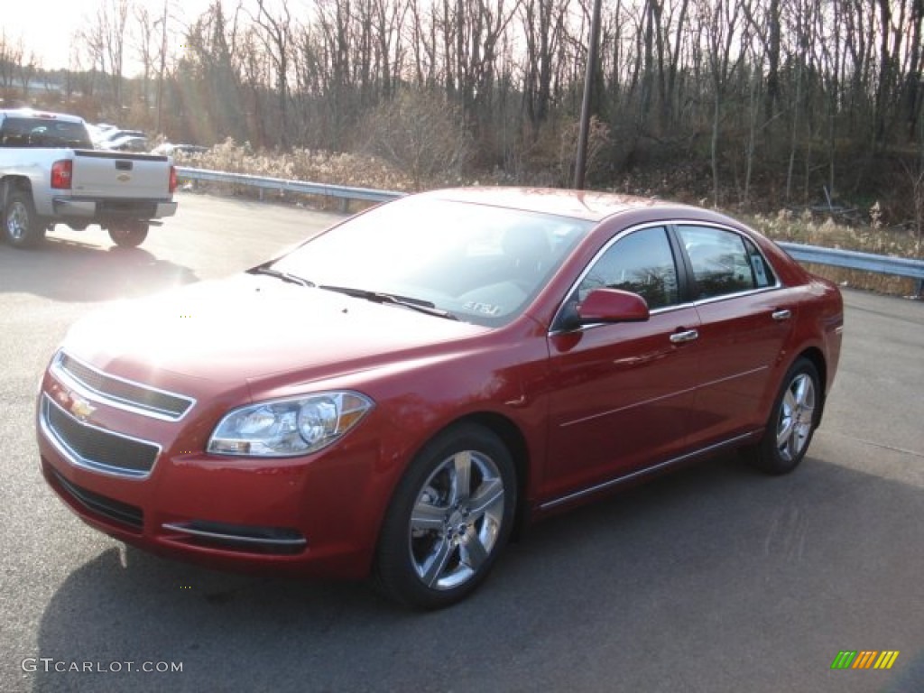 2012 Malibu LT - Crystal Red Tintcoat / Cocoa/Cashmere photo #4