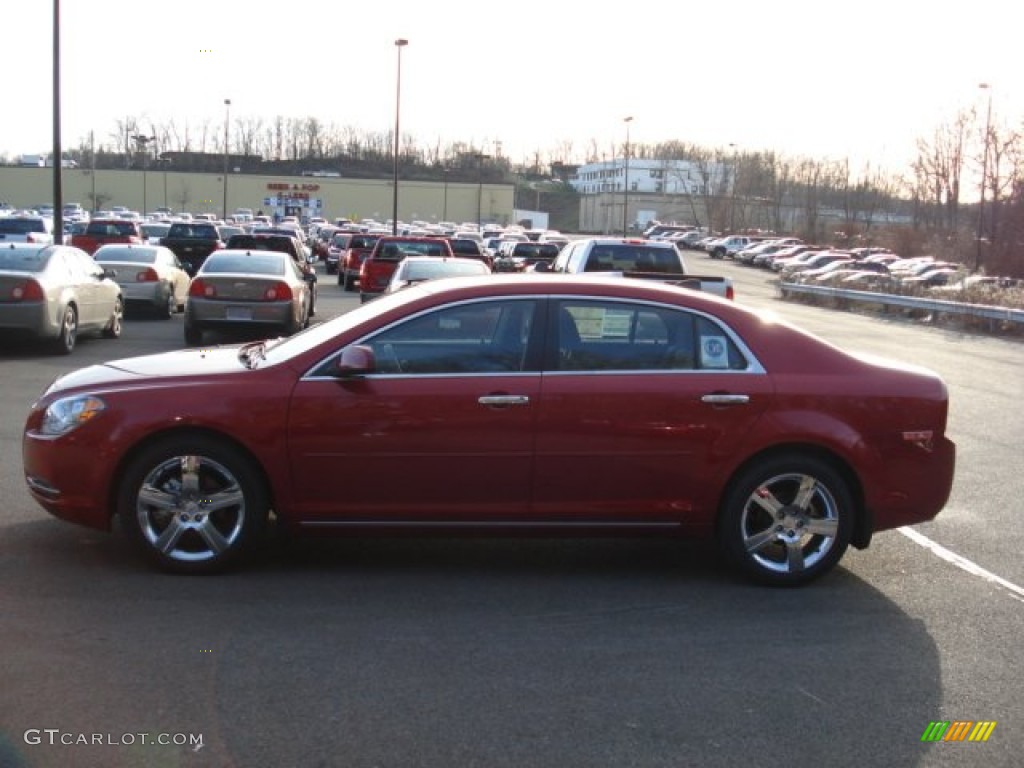 2012 Malibu LT - Crystal Red Tintcoat / Cocoa/Cashmere photo #5