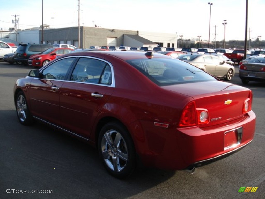 2012 Malibu LT - Crystal Red Tintcoat / Cocoa/Cashmere photo #6