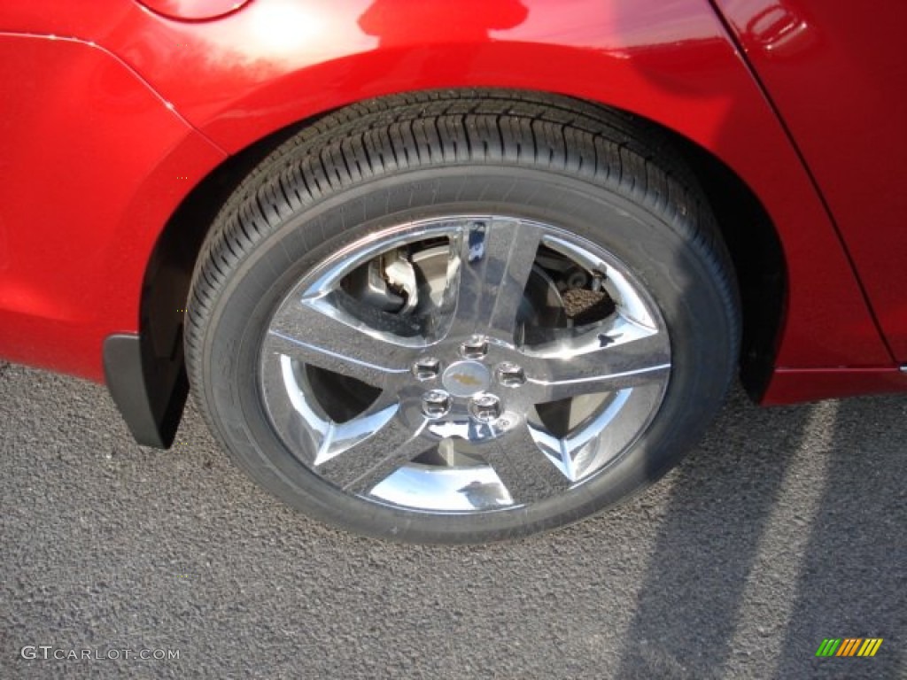 2012 Malibu LT - Crystal Red Tintcoat / Cocoa/Cashmere photo #9