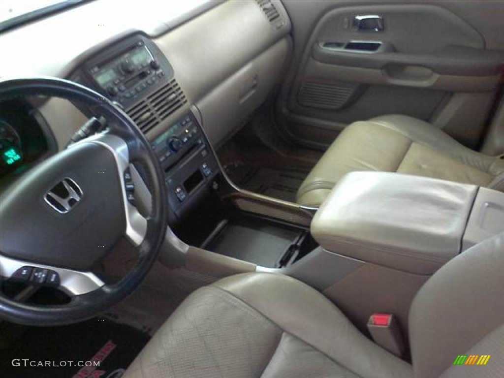 2004 Pilot EX-L 4WD - Nighthawk Black Pearl / Gray photo #13