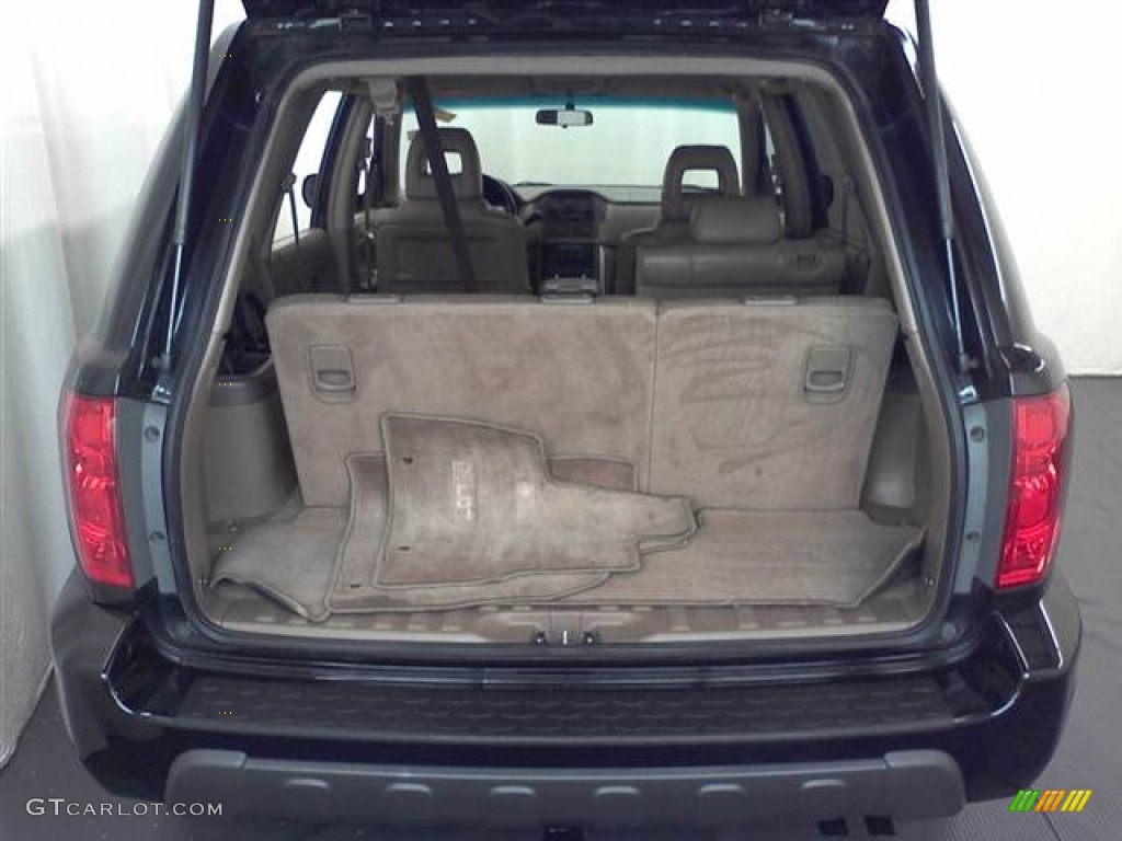 2004 Pilot EX-L 4WD - Nighthawk Black Pearl / Gray photo #15