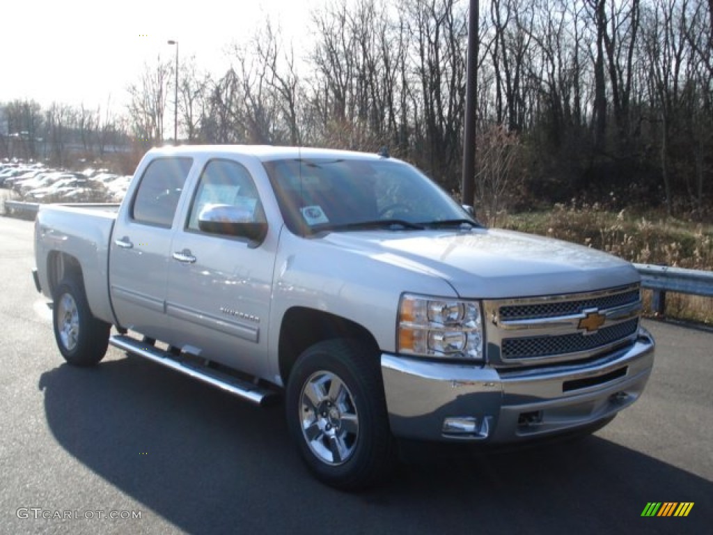 2012 Silverado 1500 LT Crew Cab 4x4 - Silver Ice Metallic / Ebony photo #2