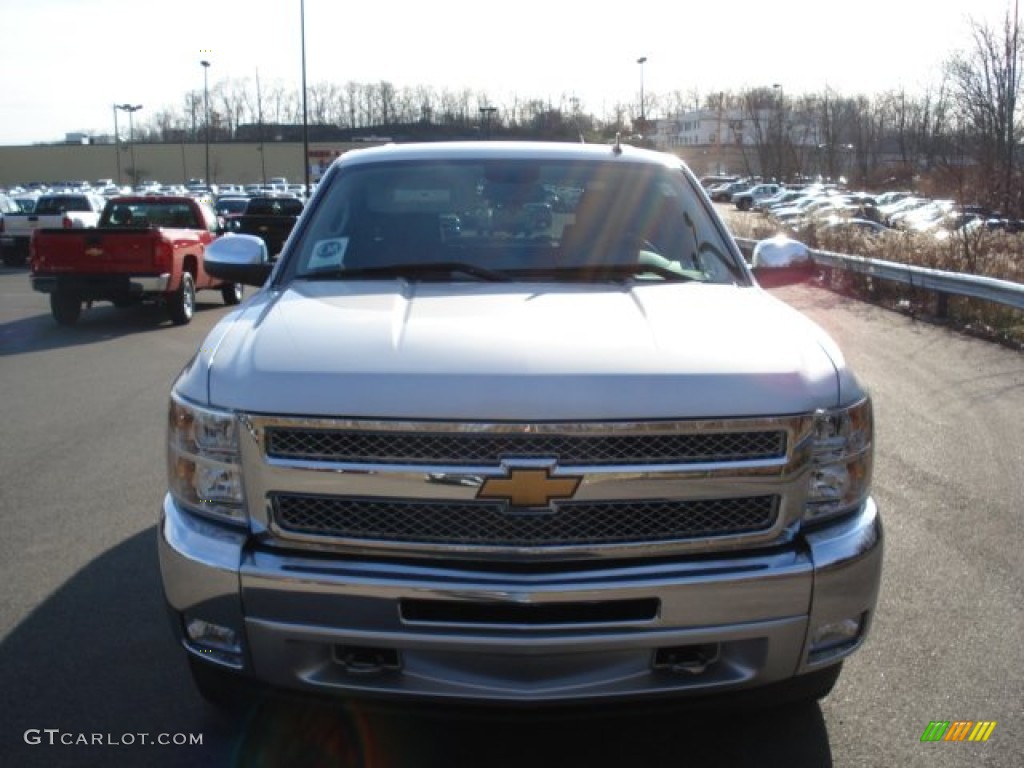 2012 Silverado 1500 LT Crew Cab 4x4 - Silver Ice Metallic / Ebony photo #3