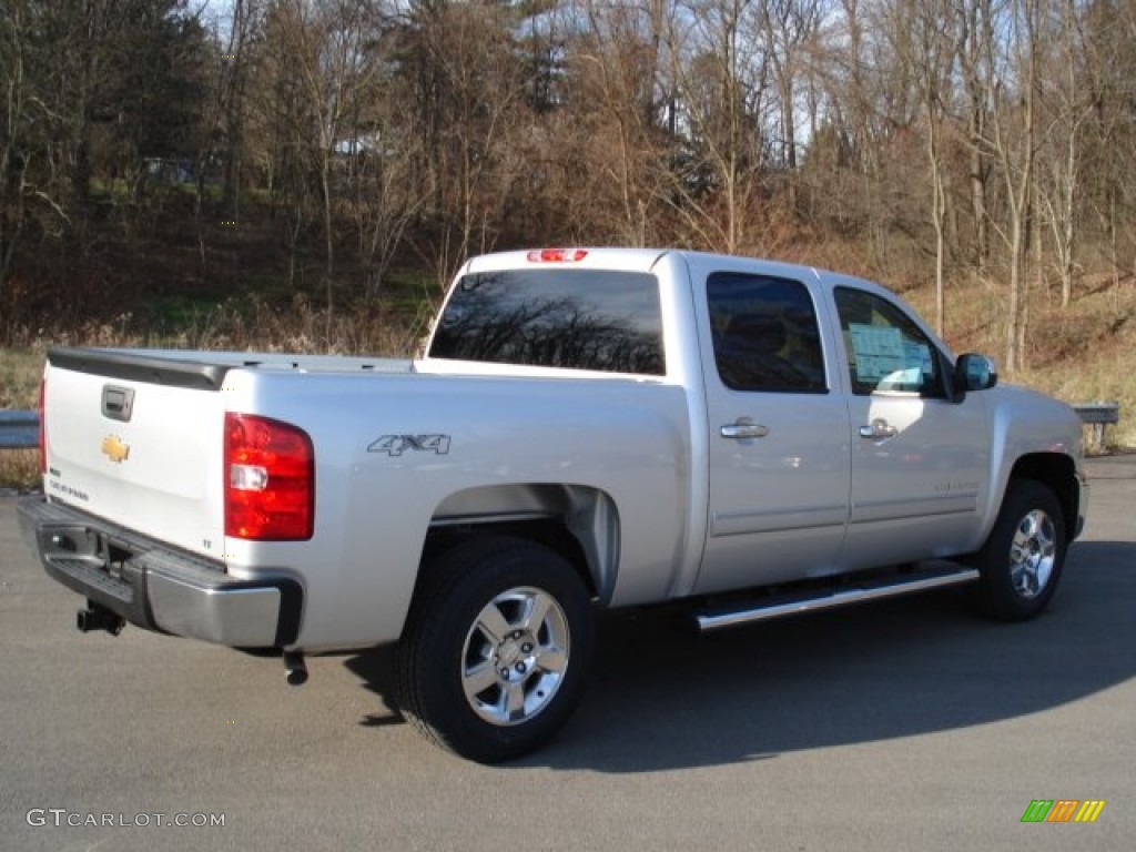 2012 Silverado 1500 LT Crew Cab 4x4 - Silver Ice Metallic / Ebony photo #8