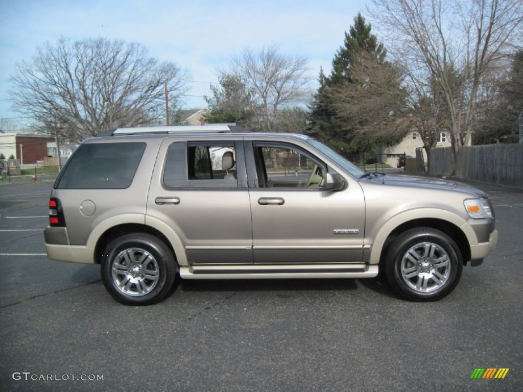 2006 Explorer Eddie Bauer - Mineral Grey Metallic / Camel/Stone photo #10