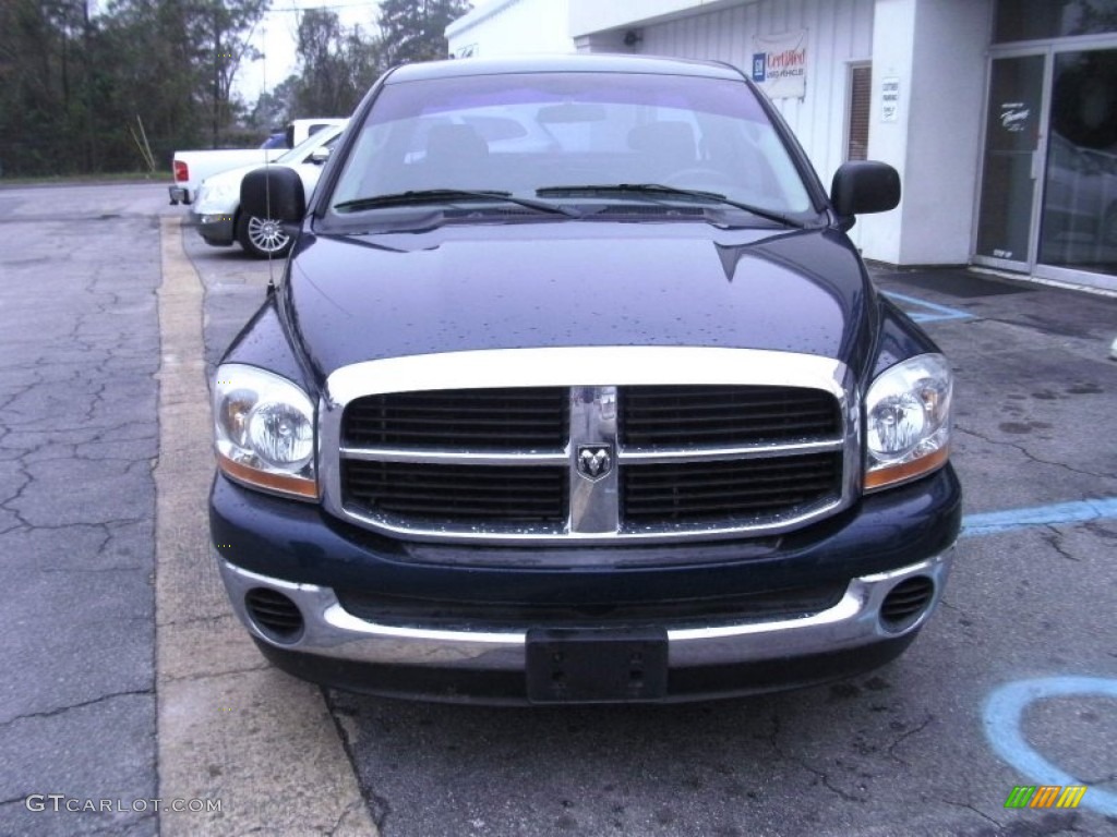 2006 Ram 1500 SLT Quad Cab - Patriot Blue Pearl / Medium Slate Gray photo #4