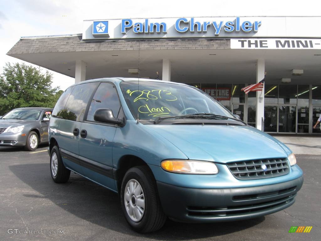 1996 Voyager SE - Teal Pearl Metallic / Grey photo #1