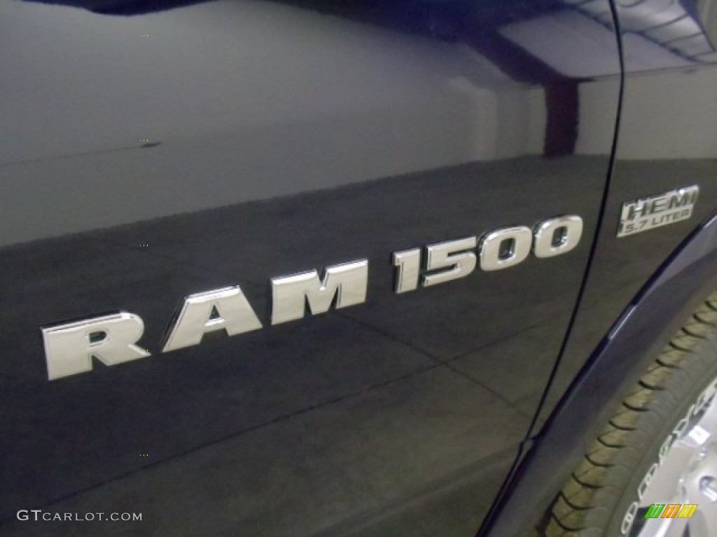 2012 Ram 1500 Outdoorsman Quad Cab 4x4 - True Blue Pearl / Dark Slate Gray/Medium Graystone photo #28