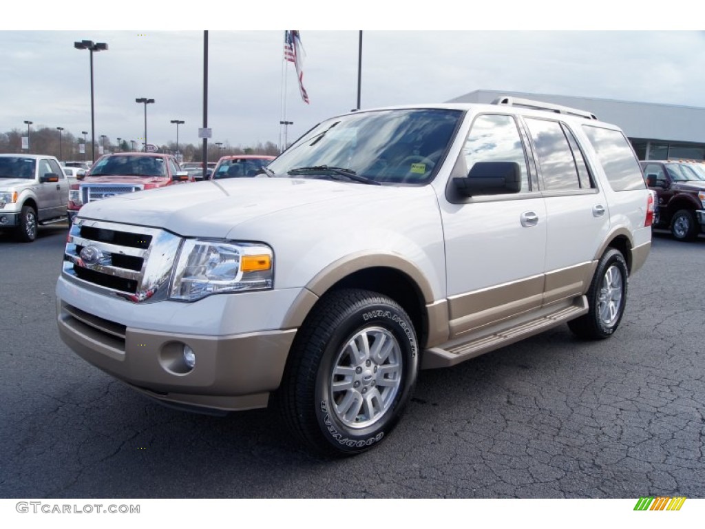 White Platinum Tri-Coat 2012 Ford Expedition XLT Exterior Photo #57834617