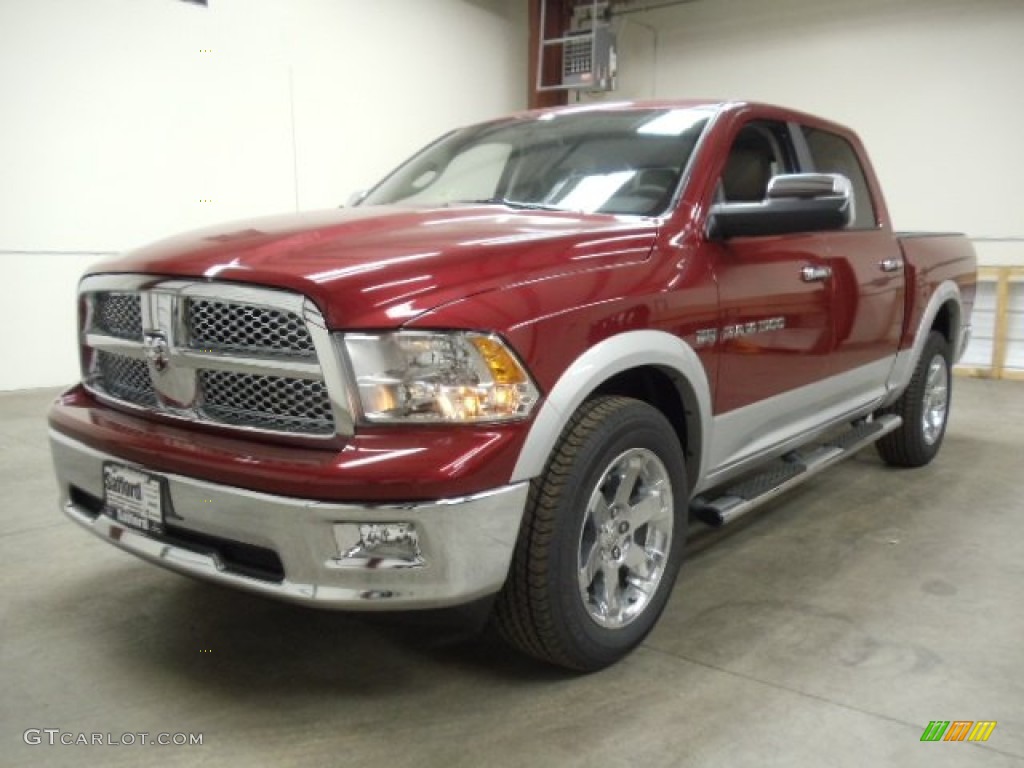 Deep Cherry Red Crystal Pearl Dodge Ram 1500