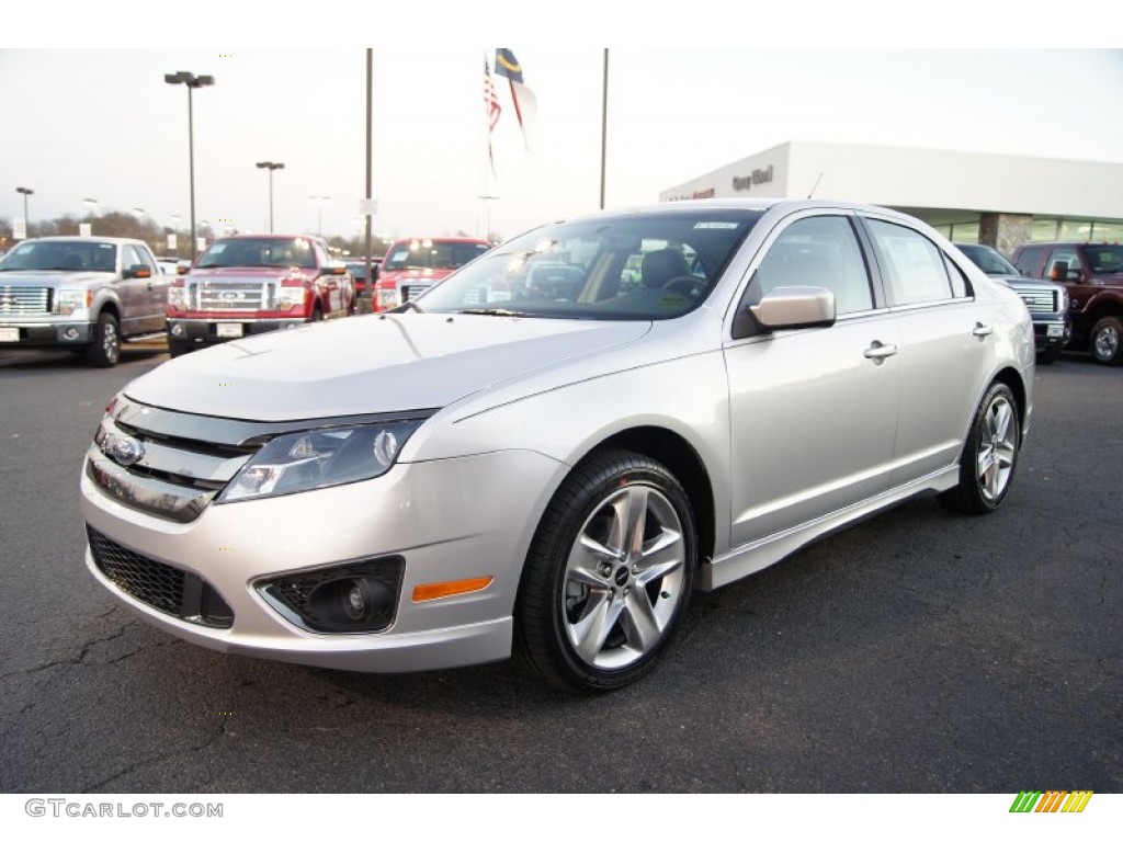 2012 Fusion Sport - Ingot Silver Metallic / Charcoal Black photo #6