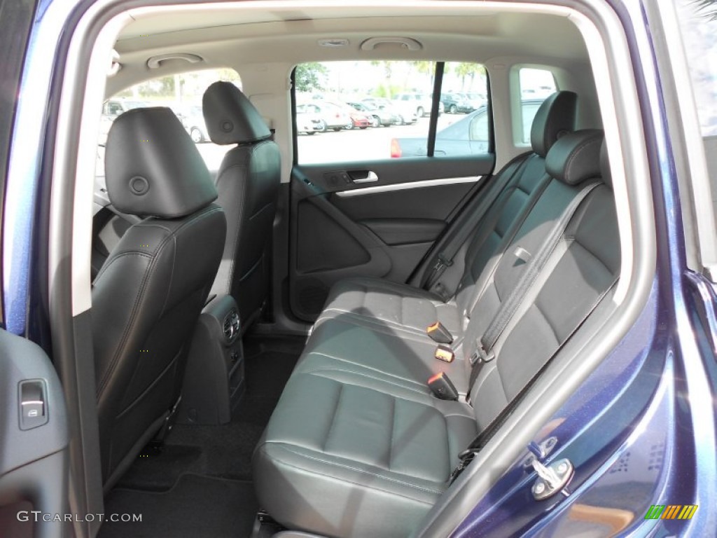 2012 Tiguan SEL - Night Blue Metallic / Black photo #14