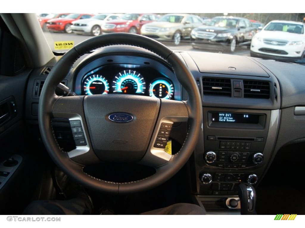 2012 Ford Fusion Sport Charcoal Black Dashboard Photo #57835853