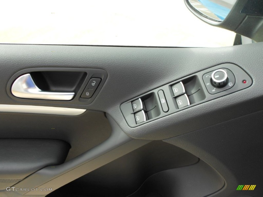 2012 Tiguan SEL - Night Blue Metallic / Black photo #21