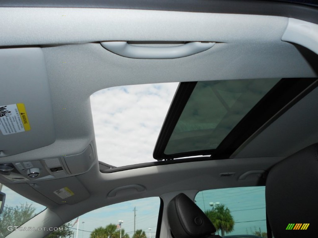 2012 Tiguan SEL - Night Blue Metallic / Black photo #22