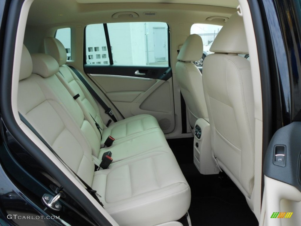 2012 Tiguan SEL - Deep Black Metallic / Beige photo #14