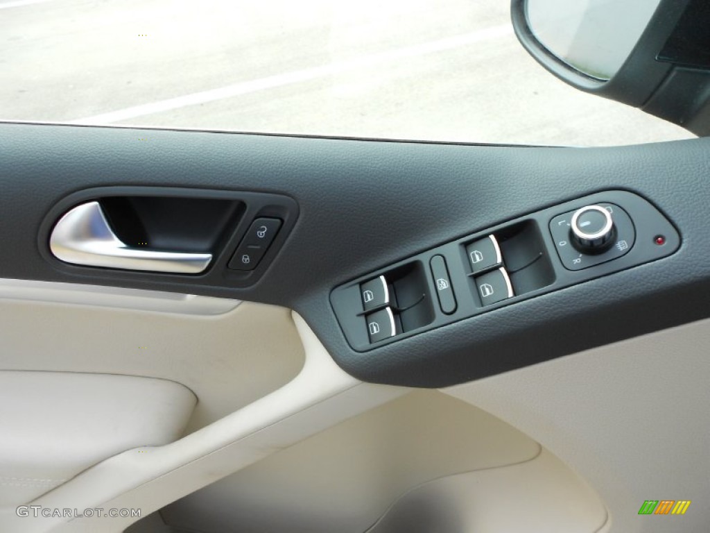 2012 Tiguan SEL - Deep Black Metallic / Beige photo #21