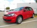 2012 Tornado Red Volkswagen Golf 4 Door  photo #3