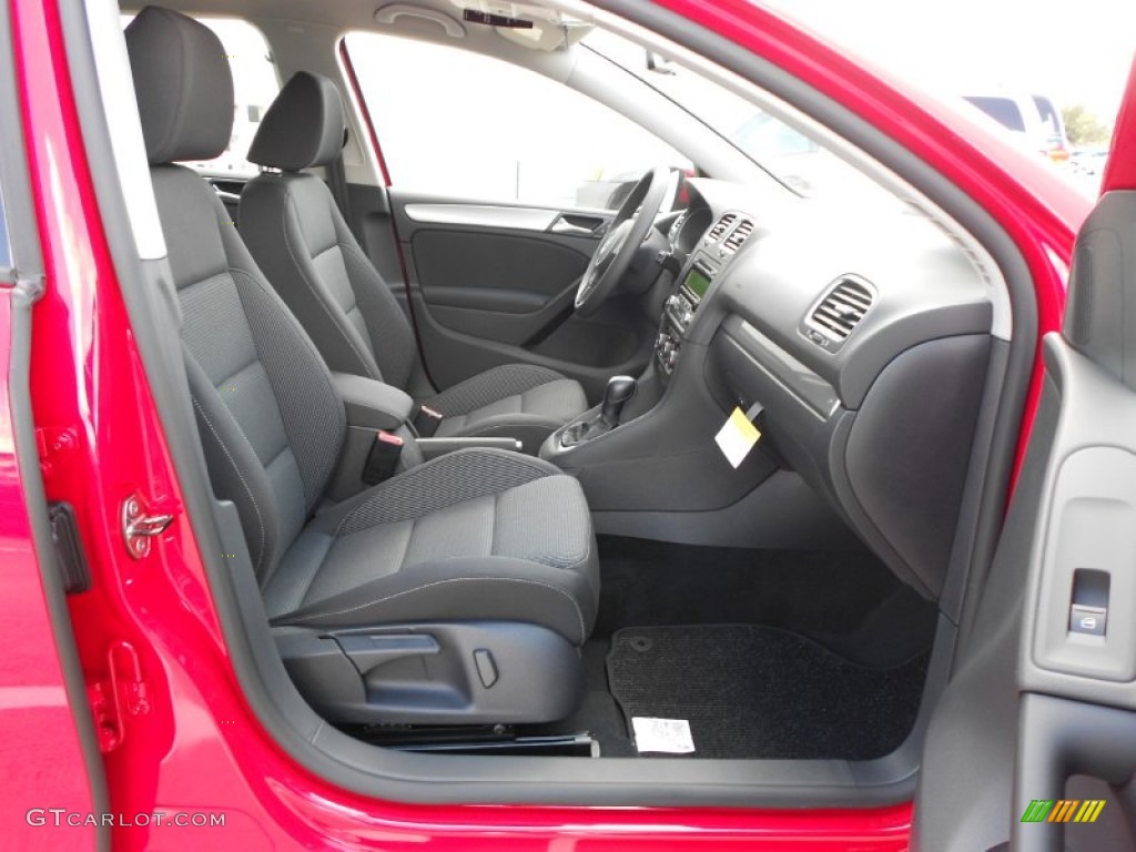 2012 Golf 4 Door - Tornado Red / Titan Black photo #13