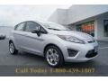 2012 Ingot Silver Metallic Ford Fiesta SES Hatchback  photo #1