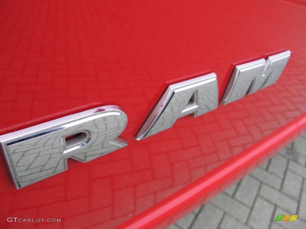 2008 Ram 1500 ST Regular Cab - Flame Red / Medium Slate Gray photo #10