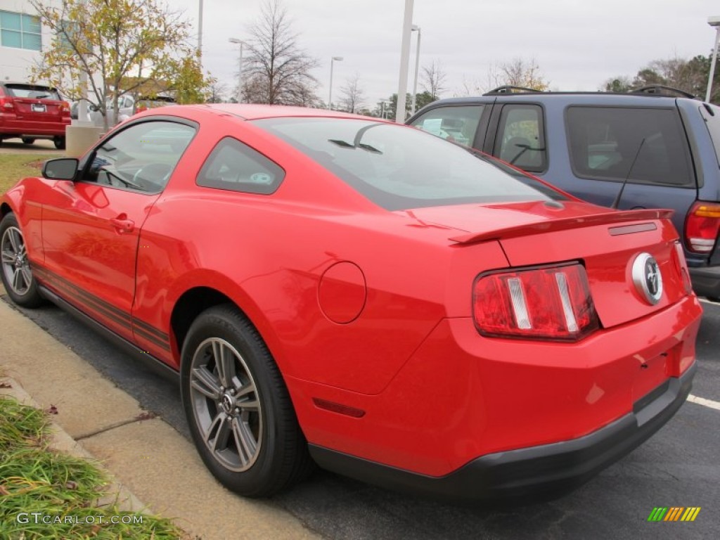 2010 Mustang V6 Premium Coupe - Torch Red / Charcoal Black photo #2