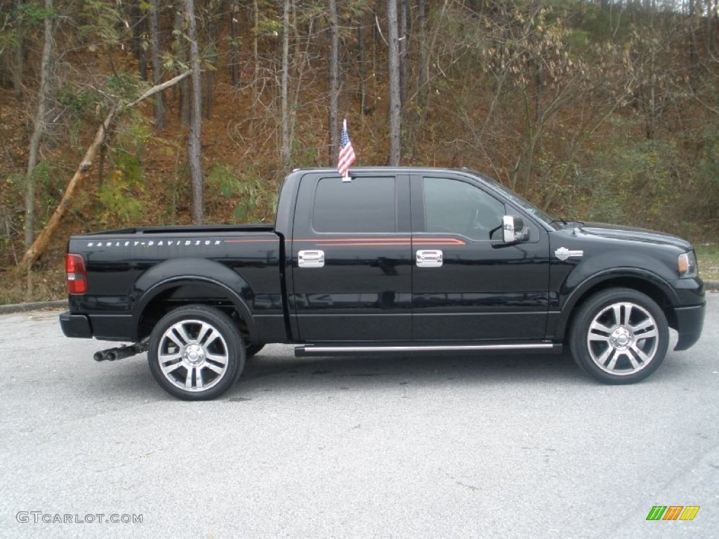 Black 2007 Ford F150 Harley-Davidson SuperCrew Exterior Photo #57839783