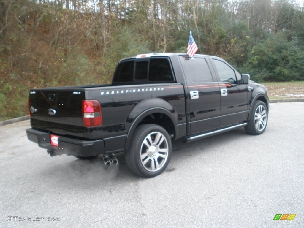 2007 F150 Harley-Davidson SuperCrew - Black / Black photo #3