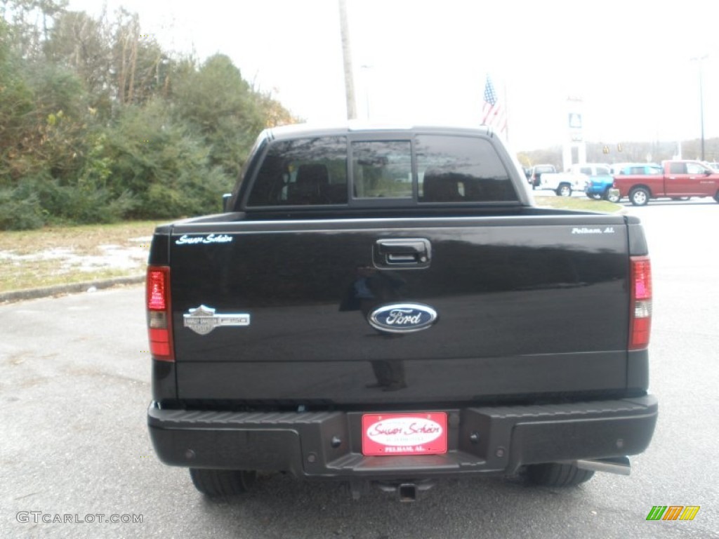 2007 F150 Harley-Davidson SuperCrew - Black / Black photo #10