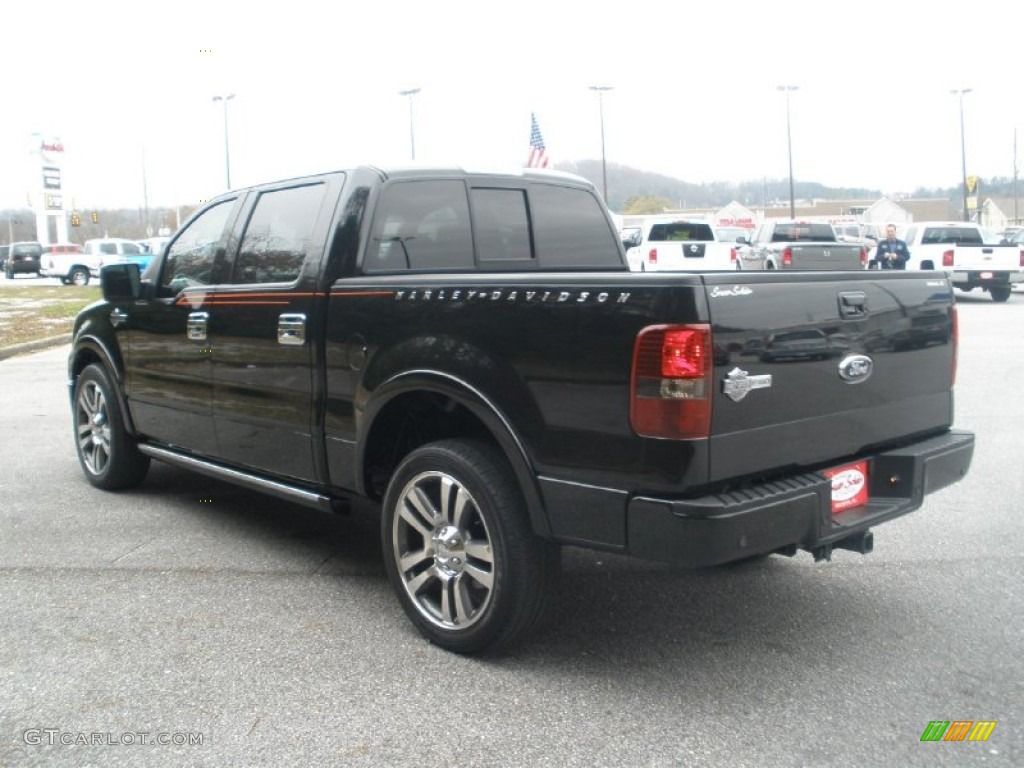 2007 F150 Harley-Davidson SuperCrew - Black / Black photo #11