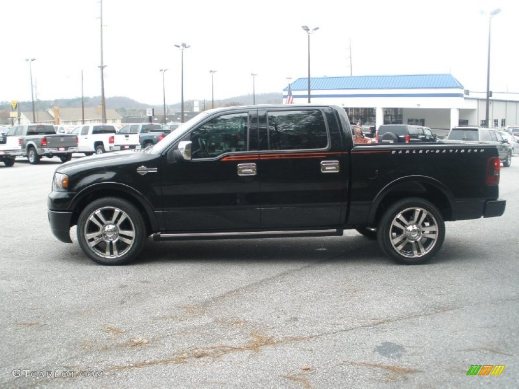 2007 F150 Harley-Davidson SuperCrew - Black / Black photo #12