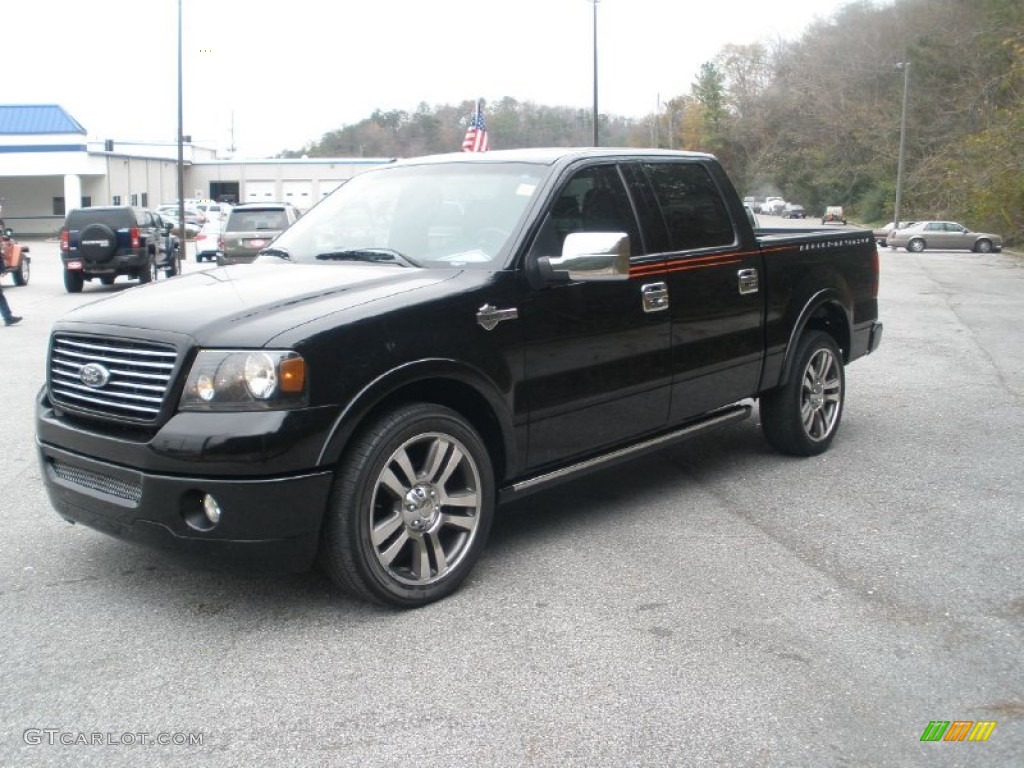 2007 F150 Harley-Davidson SuperCrew - Black / Black photo #13