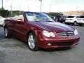 2009 Storm Red Metallic Mercedes-Benz CLK 350 Cabriolet  photo #3