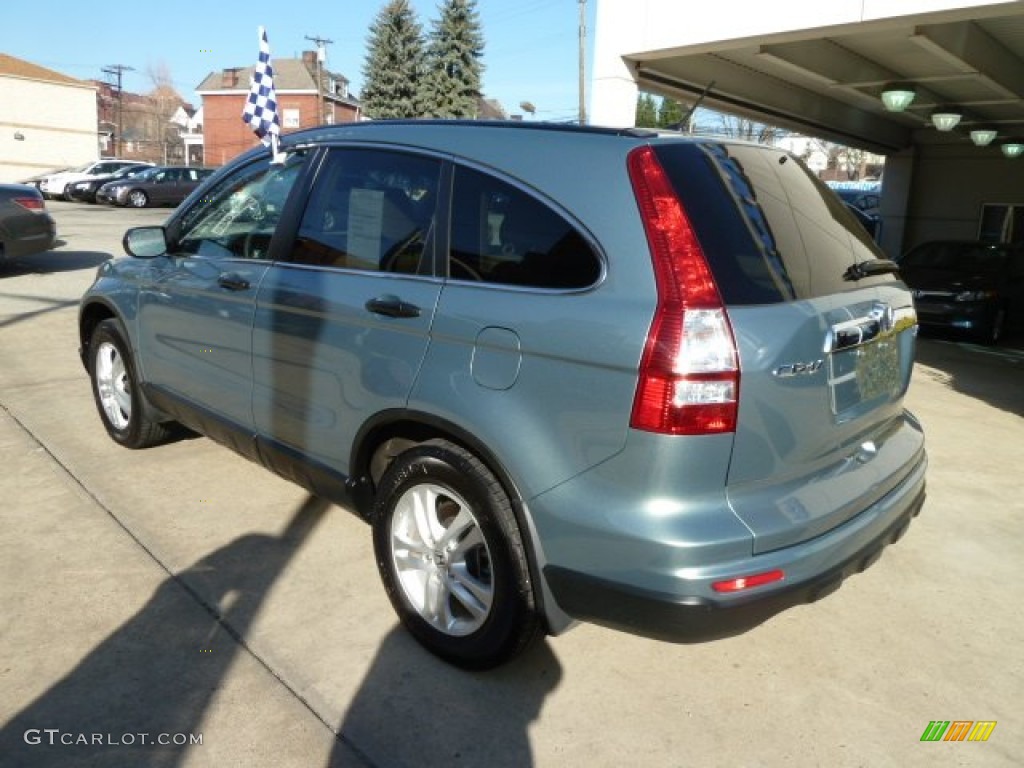 2011 CR-V EX 4WD - Opal Sage Metallic / Ivory photo #2