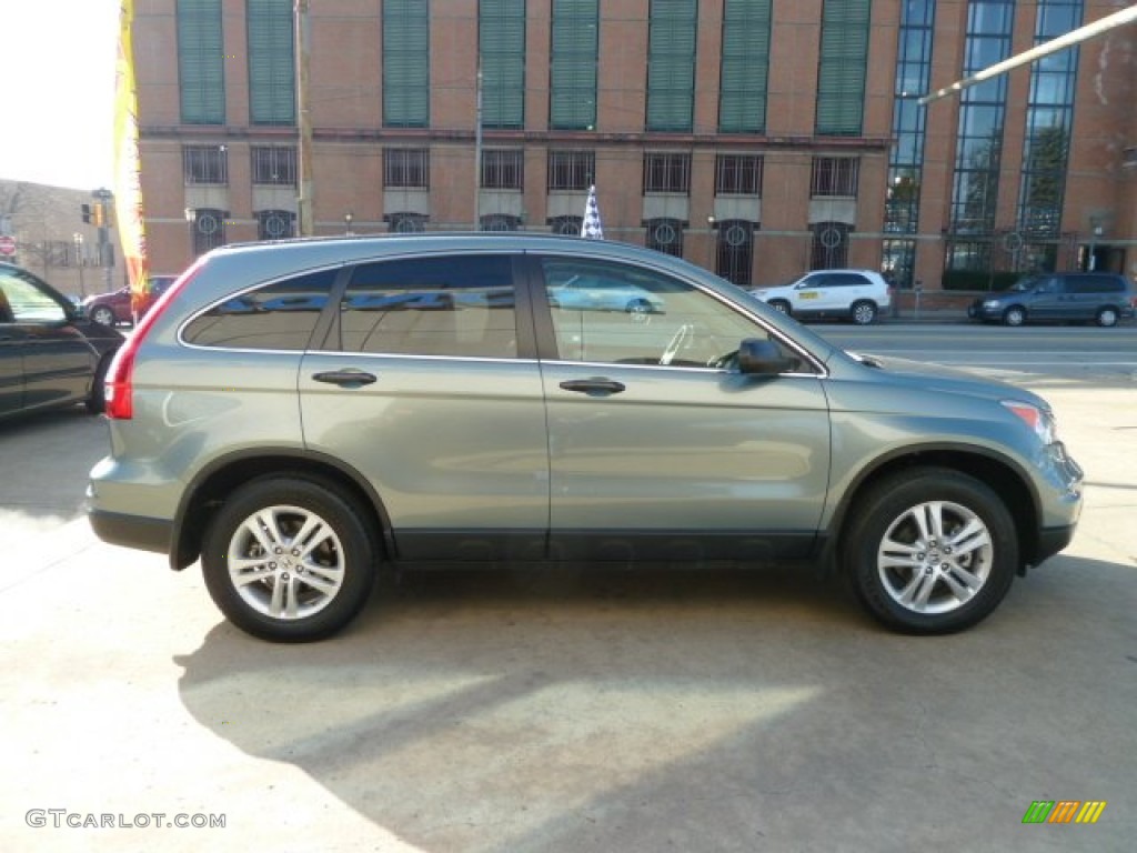2011 CR-V EX 4WD - Opal Sage Metallic / Ivory photo #5