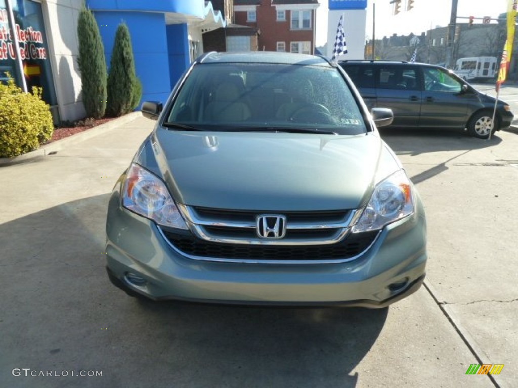 2011 CR-V EX 4WD - Opal Sage Metallic / Ivory photo #10