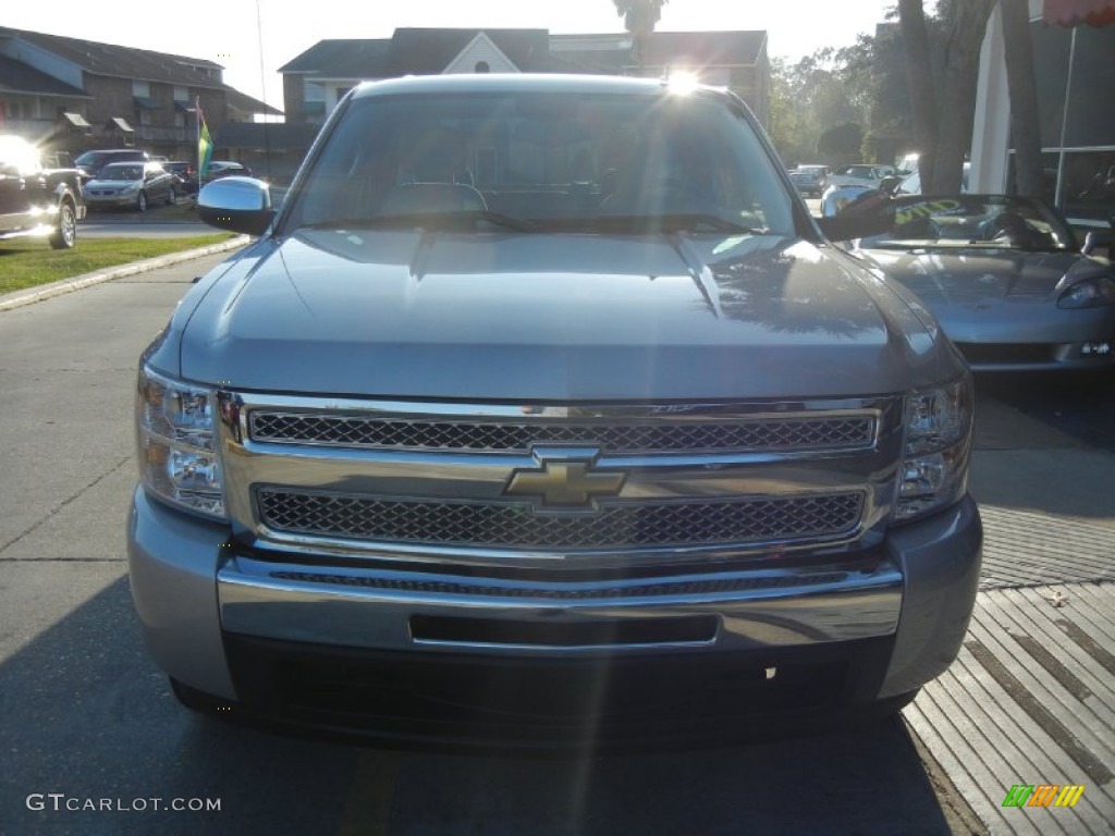 2009 Silverado 1500 LT Crew Cab - Silver Birch Metallic / Light Titanium photo #2