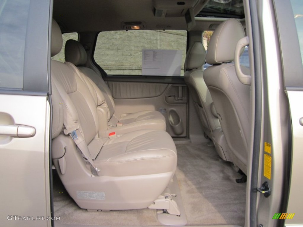 Taupe Interior 2009 Toyota Sienna Limited AWD Photo #57846098