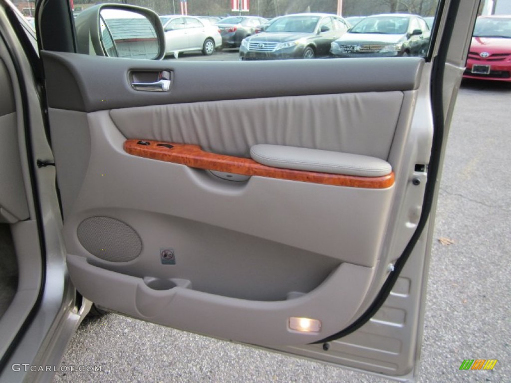 2009 Toyota Sienna Limited AWD Taupe Door Panel Photo #57846125