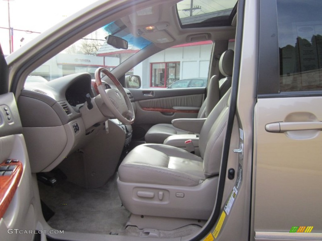 Taupe Interior 2009 Toyota Sienna Limited AWD Photo #57846140