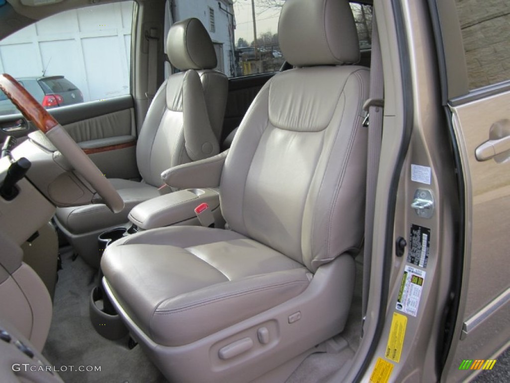 2009 Toyota Sienna Limited AWD Interior Color Photos