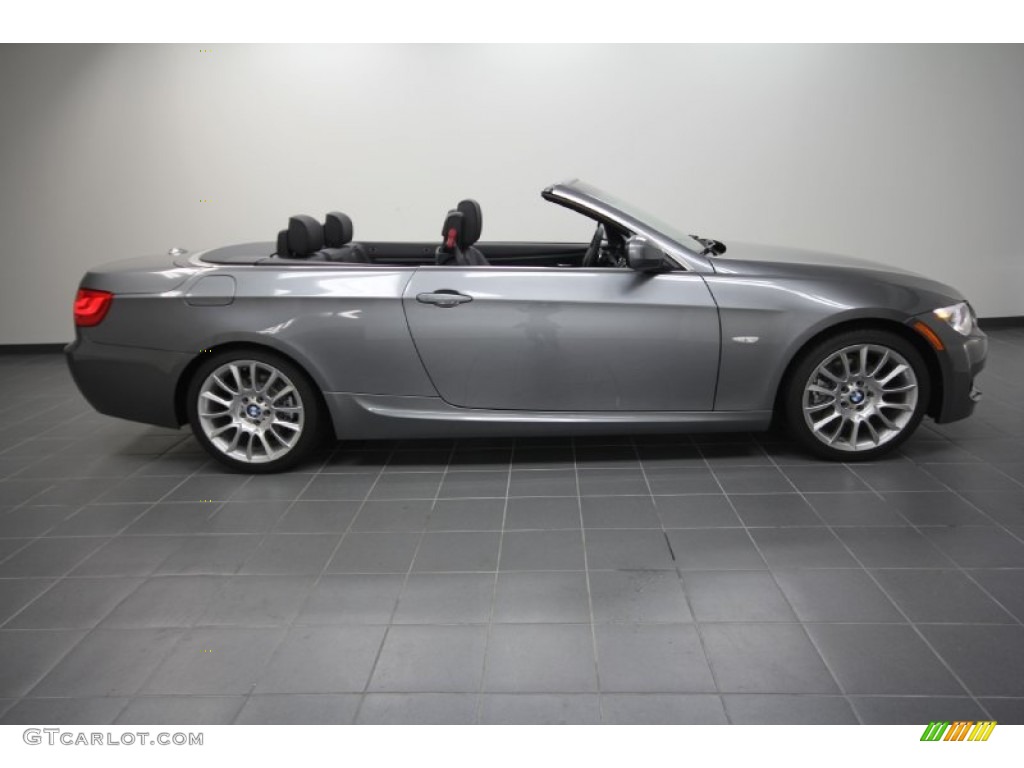 Space Grey Metallic 2012 BMW 3 Series 328i Convertible Exterior Photo #57847553