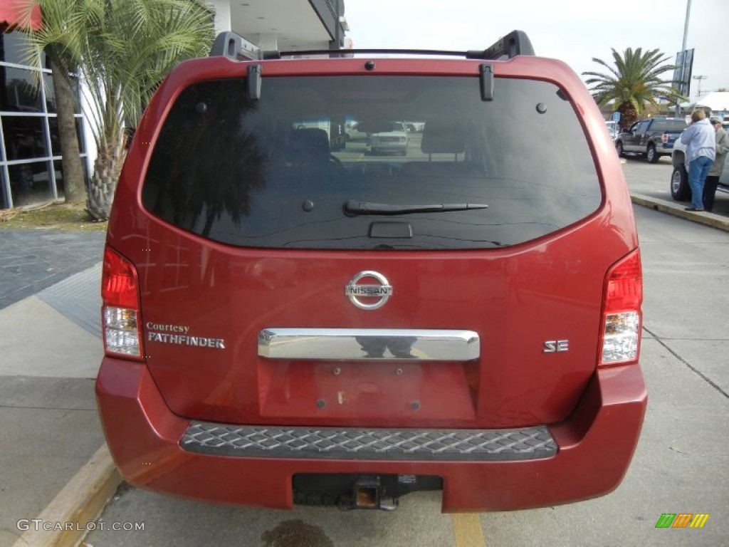 2007 Pathfinder SE - Red Brawn / Graphite photo #3