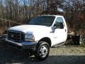 2004 Oxford White Ford F550 Super Duty XL Regular Cab 4x4 Chassis  photo #1